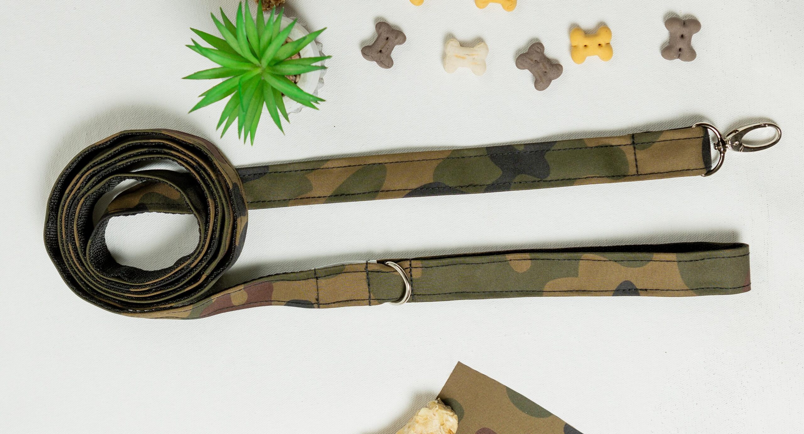 vodítka pro psy – vzor – maskáč